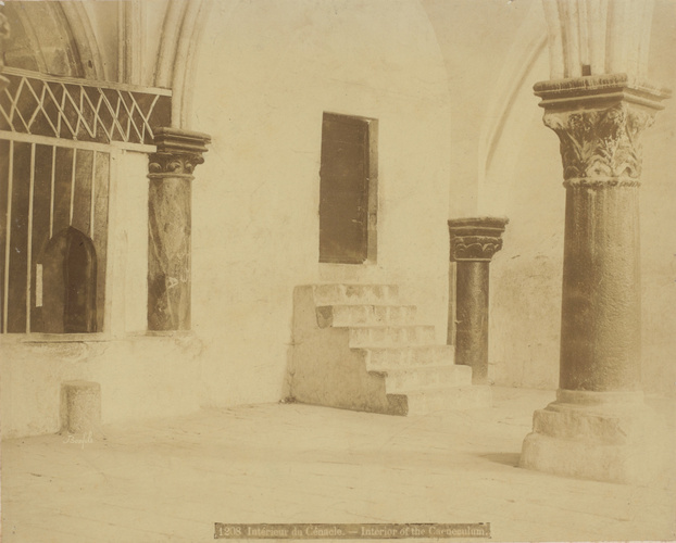 Félix Bonfils - Intérieur du Cénacle. Interior of the Caeneculum