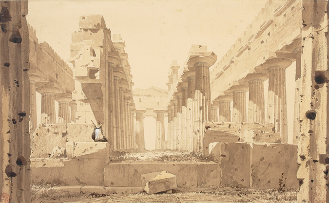 Eugène Viollet-le-Duc - Le Temple de Neptune à Paestum