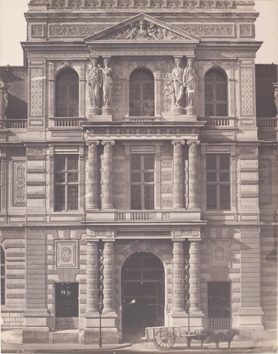 Edouard Baldus - Bibliothèque impériale du Louvre