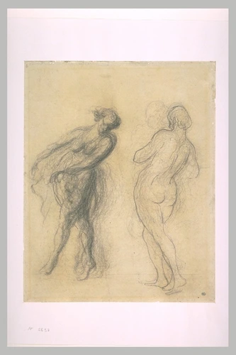 Honoré Daumier - Deux esquisses pour une danseuse