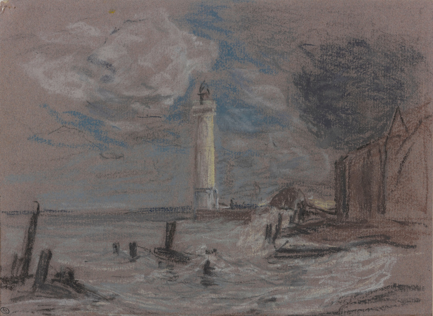 Eugène Boudin - Le Phare de Honfleur ?
