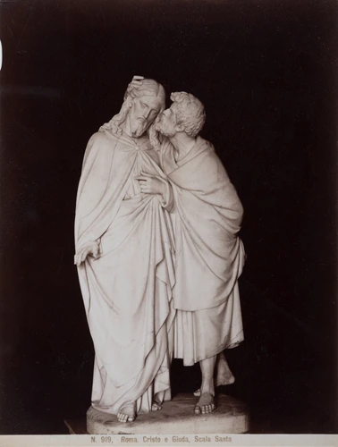 Anonyme - Sculpture du baiser de Judas, Scala Santa