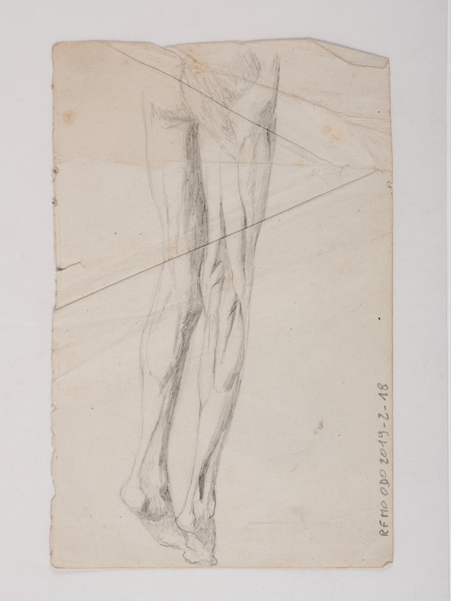 Jacques Lalaing de - Etude anatomique de jambes, vues de dos