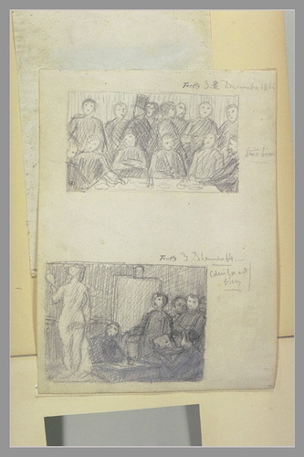 Henri Fantin-Latour - Assemblée de personnages ; la Vérité