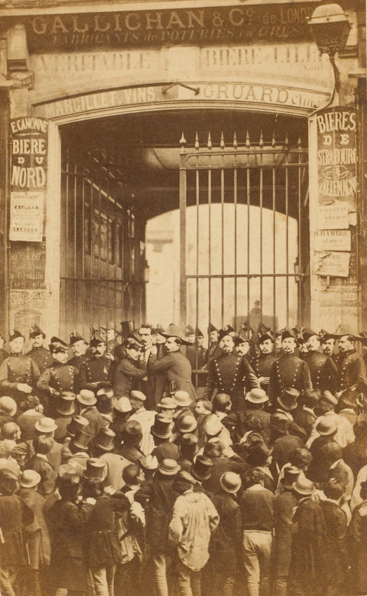 M. Rochefort arrêté rue de Flandre, le 7 février 1870 - E. Flamant