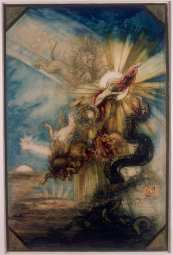 Gustave Moreau - Chute de Phaéton, projet de plafond