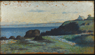 Alphonse Osbert - Diélette (Manche), la côte de Jobourg