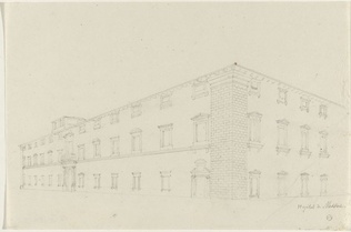 Alphonse Gosset - Hôpital de Messine, une perspective