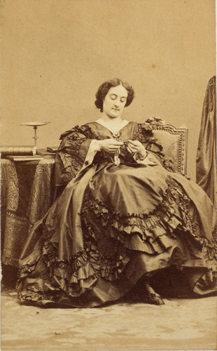André Adolphe Eugène Disdéri - Portrait de femme