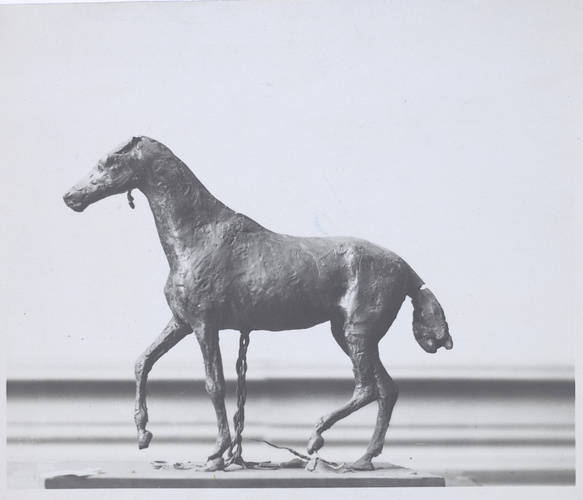 Gauthier - "Cheval en marche", sculpture d'Edgar Degas