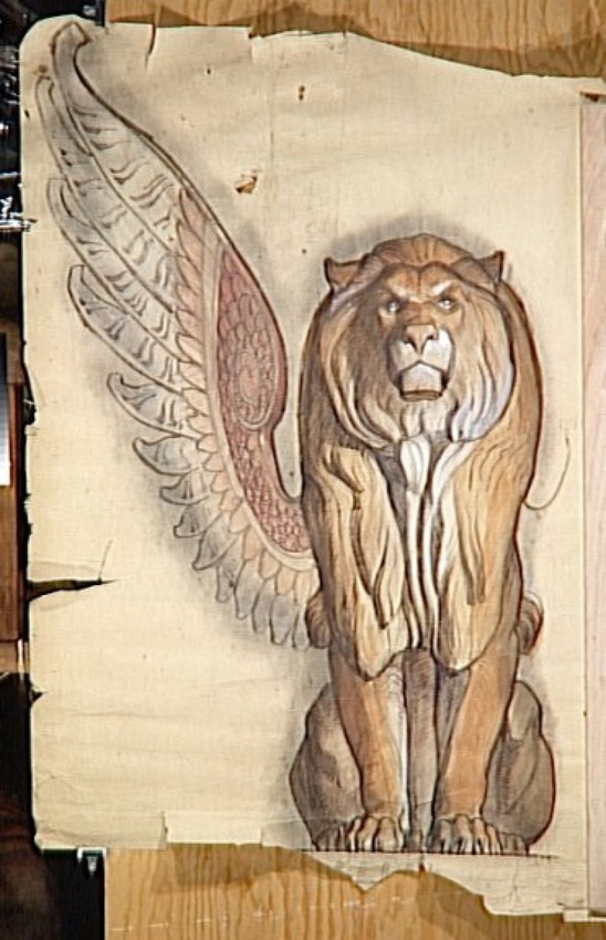Charles Lameire - Panthéon, tapisserie des Gobelins pour la chapelle Sainte-Gene...