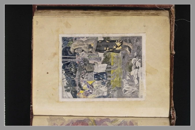 Paul Gauguin - Reproduction recolorée du tableau : IA ORANA MARIA
