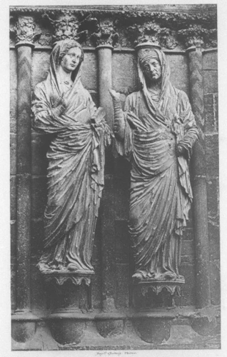 Emile Placet - Cathédrale de Reims, statues de la Visitation