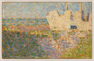 Georges Seurat - Ruines à Grandcamp