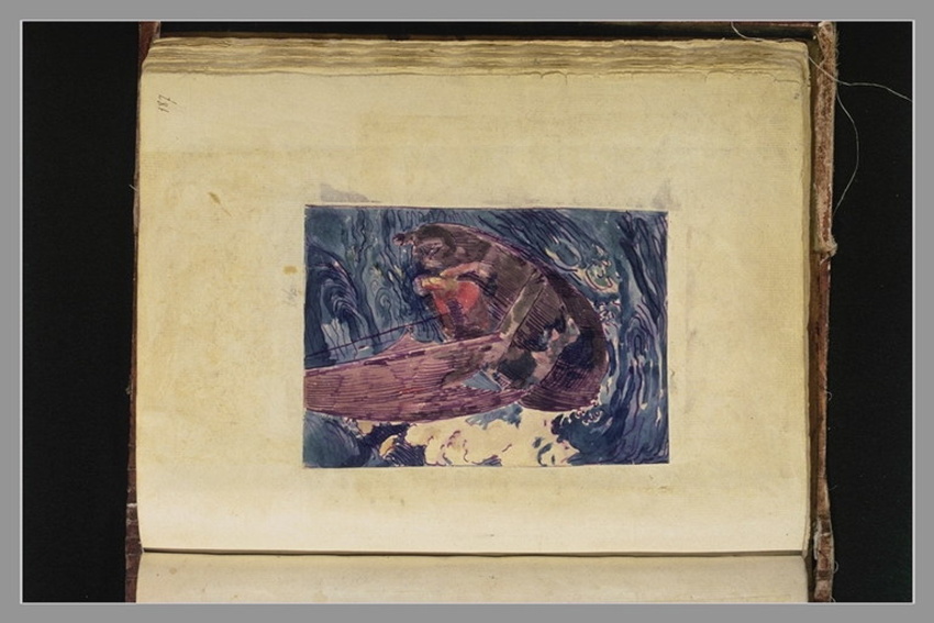 Paul Gauguin - Homme dans une barque