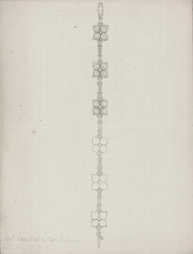 Enguerrand du Suau de la Croix - Bracelet à motif floral