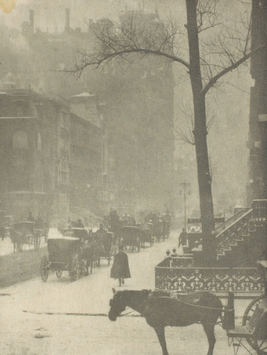 Alfred Stieglitz - The Street - Design for a Poster