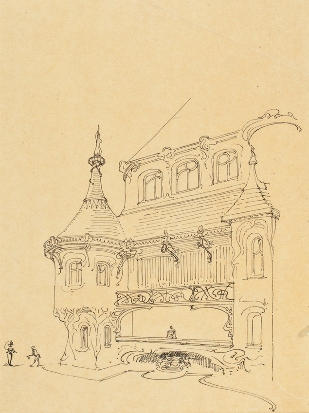 Hector Guimard - Paris 16e, 52 rue du Ranelagh, hôtel de M. Nozal (bâtiment détr...