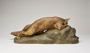 Isidore Bonheur - Renard couché