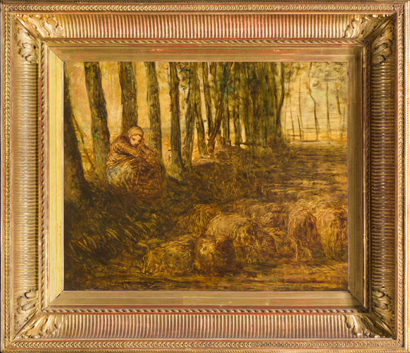 Jean-François Millet - Bergère et troupeau