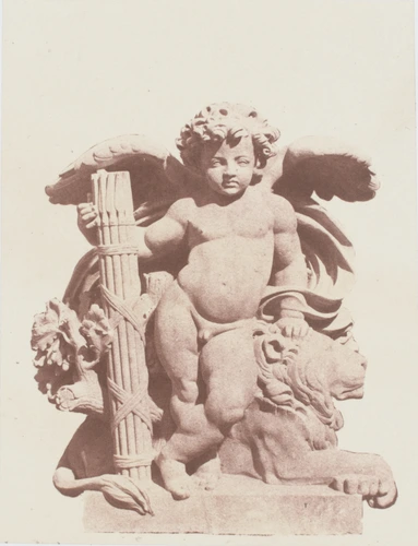Edouard Baldus - "La Force", sculpture d'Armand Toussaint, décor du palais du Lo...