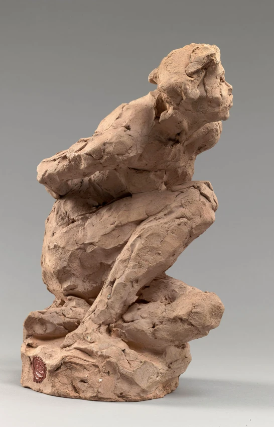 Femme noire accroupie révoltée - Jean-Baptiste Carpeaux