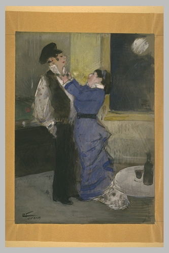 Jean-Louis Forain - Le Noeud de cravate