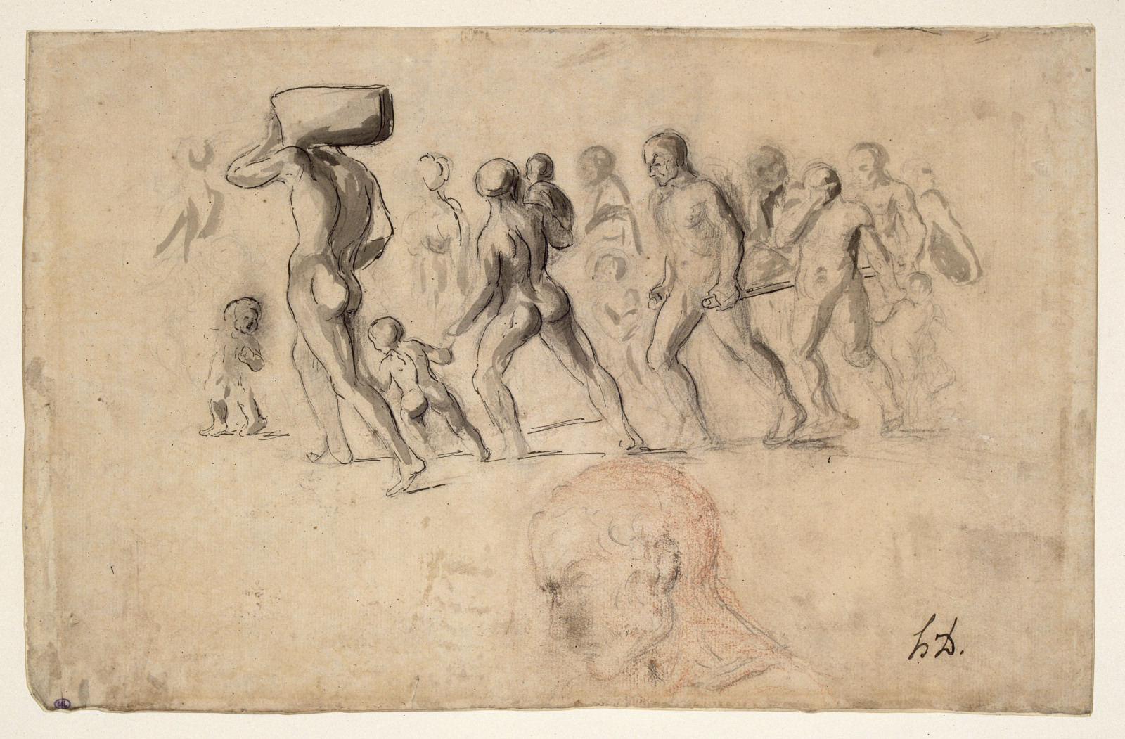 Honoré Daumier, Les émigrants