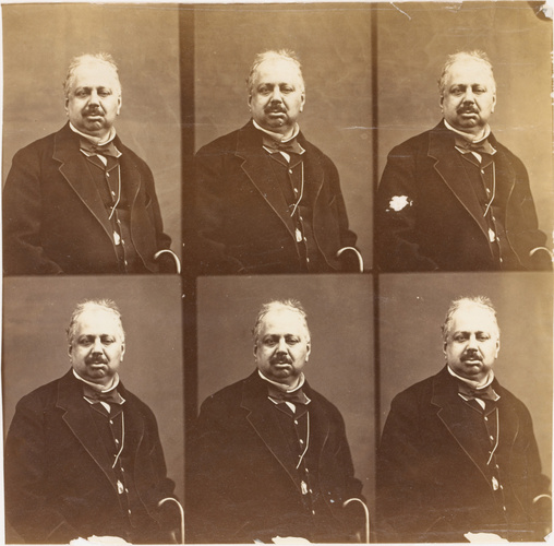 André Adolphe Eugène Disdéri - Prince Demidoff en six poses, à mi-corps