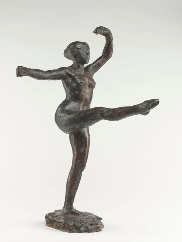 Edgar Degas - Danseuse, position de quatrième devant sur la jambe gauche, troisi...