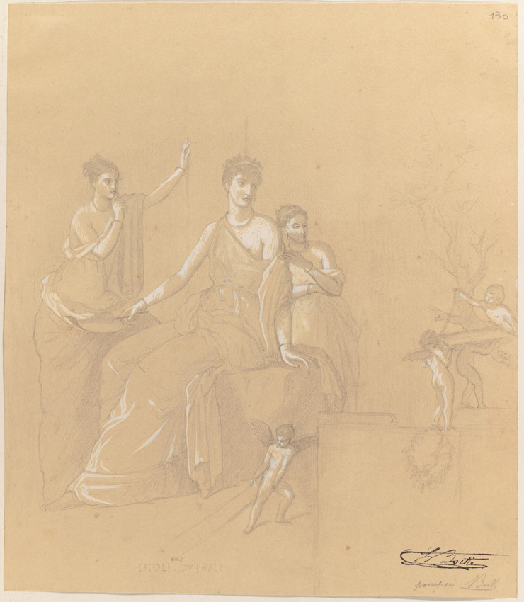 Louis Boitte - Naples, Musée National, Hercule ivre et Omphale