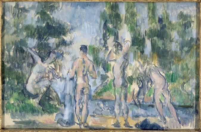 Paul Cézanne - Baigneurs}