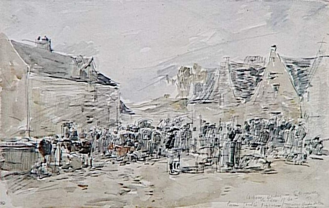 La Rade de Villefranche - Eugène Boudin | Musée d'Orsay