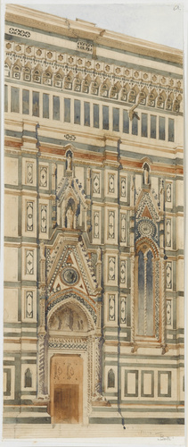 Louis Boitte - Cathédrale de Florence, façade latérale