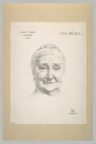 Léon Bonnat - Portrait de madame Bonnat mère