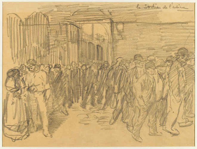Théophile Alexandre Steinlen - Sortie de l'usine