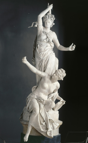 Torchère au tambourin - Albert-Ernest Carrier-Belleuse | Musée d'Orsay