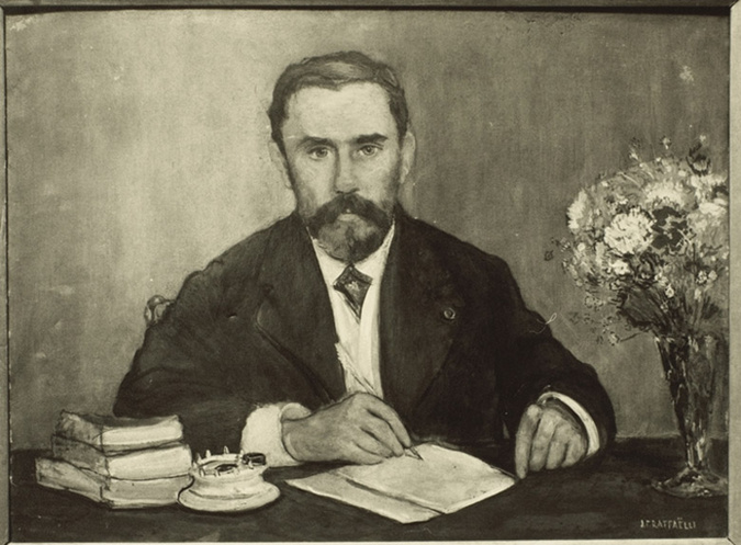 Jean-François Raffaëlli - Portrait de Gustave Geffroy