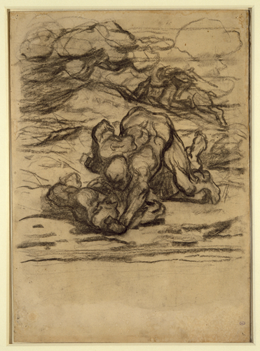 Honoré Daumier - Les voleurs et l'âne
