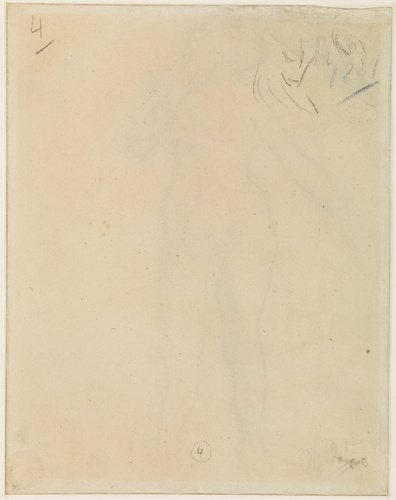 Edgar Degas - Femme nue, debout, tournée vers la droite
