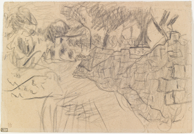 Pierre Bonnard - Le mur dans le jardin
