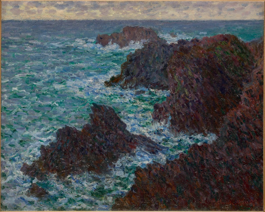 Les Rochers de Belle-Ile, la Côte sauvage - Claude Monet