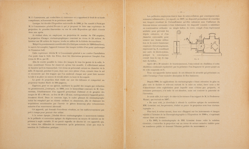 Louis Lumière - Notice sur les titres et travaux de Monsieur Louis Lumière