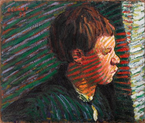 tableau, Roderic O'Conor, Garçon breton de profil, 1893