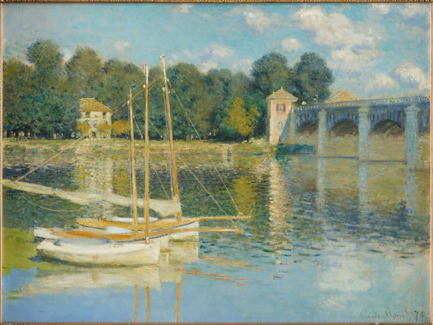 Claude Monet - Le Pont d'Argenteuil