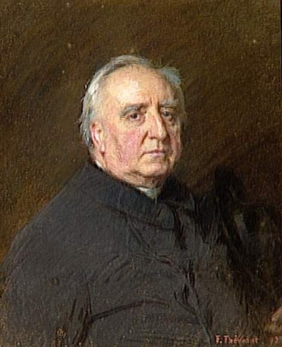 François Thévenot - Portrait d'un écclésiastique en buste