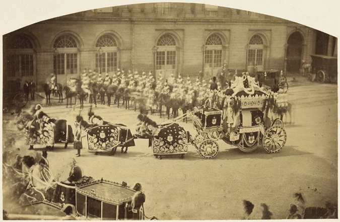 Pierre-Ambroise Richebourg - L'attelage funéraire, pour l'enterrement du Prince ...