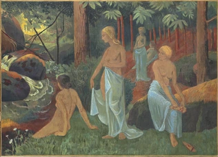 Paul Sérusier - Baigneuses aux voiles blancs