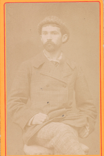 G. Gevrey - Pascal Dagnan-Bouveret, assis, de face