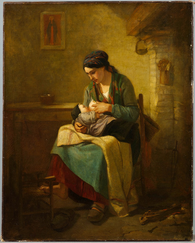 Anonyme - Paysanne allaitant